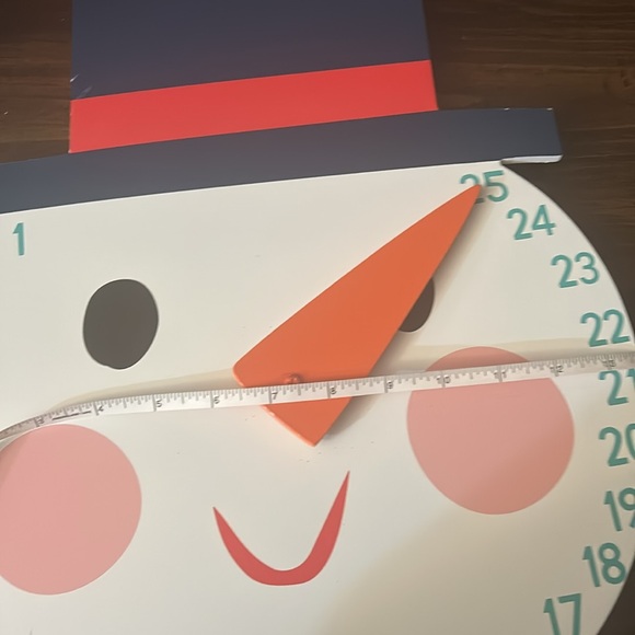 Wooden snowman advent calender - Picture 6 of 6